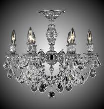 American Brass & Crystal FM9521-A-01G - Six Light Flush Mount